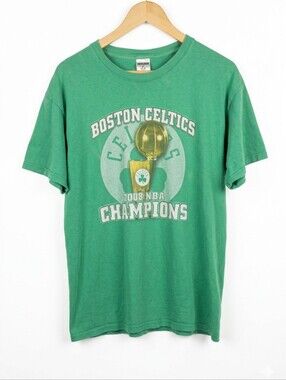 Boston Celtics 2008 NBA Championship Men’s T-shirt Green L